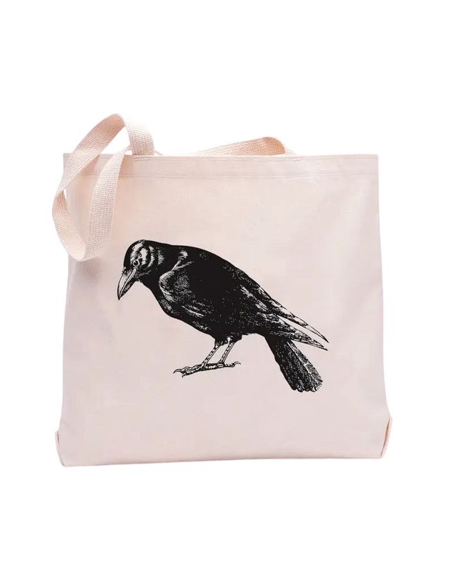 Crow Canvas Tote Bag