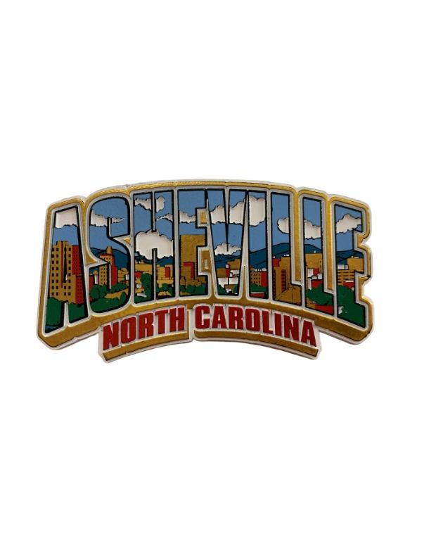 Asheville NC Skyline Magnet