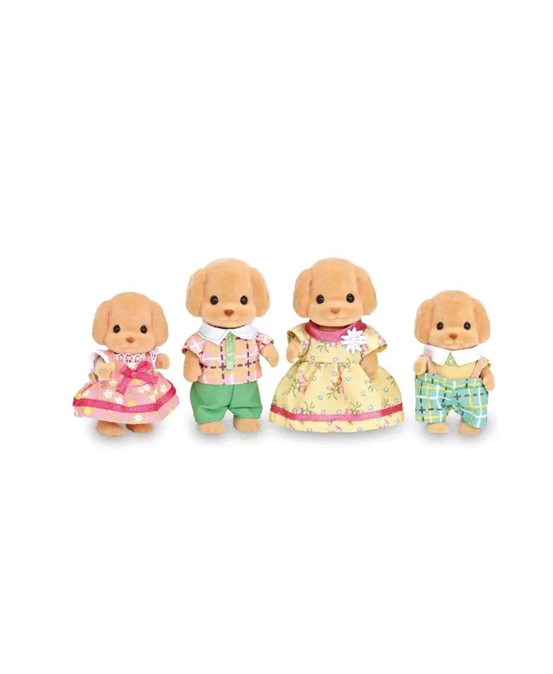 Calico Critters Toy Poodle Family