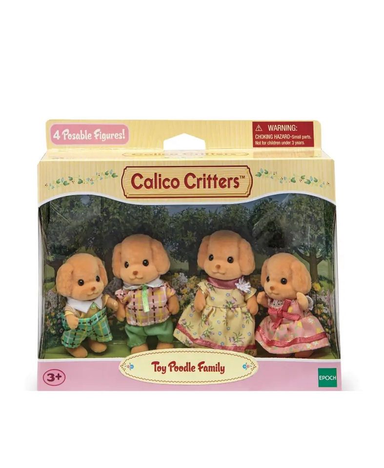 Calico Critters Toy Poodle Family