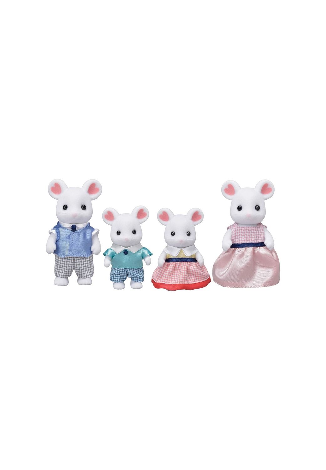 Calico Critters Marshmallow Mouse Family
