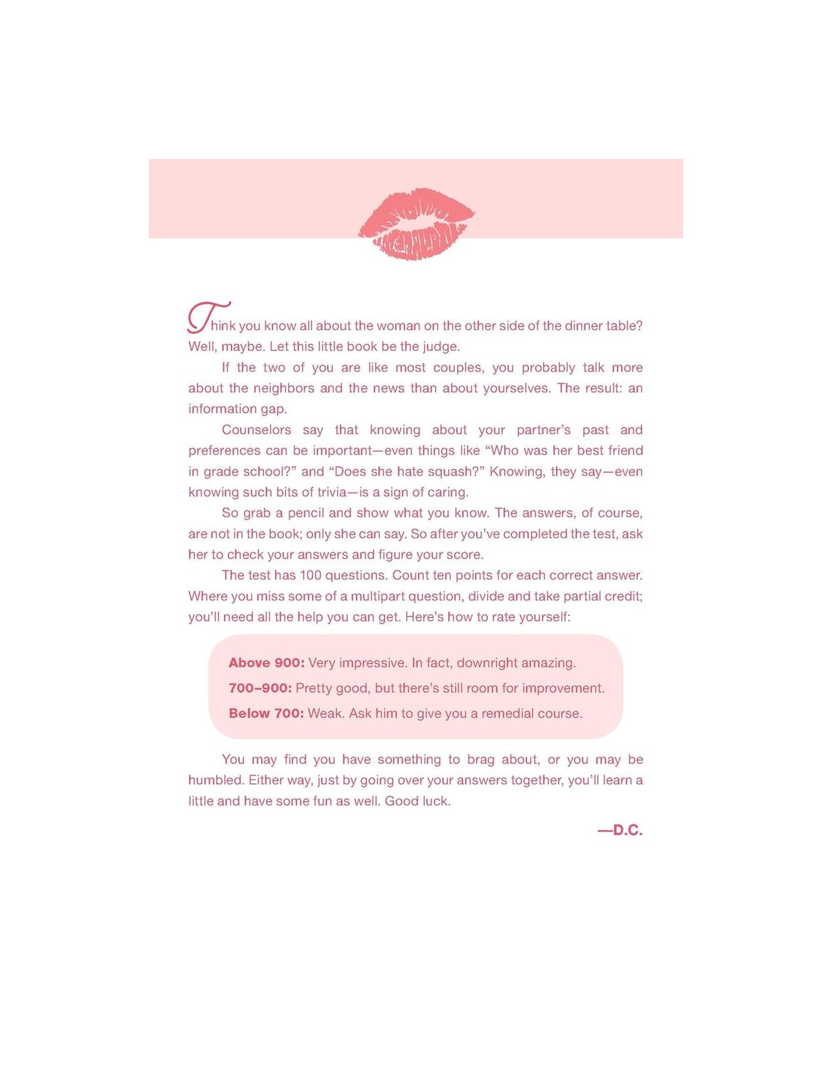 Do You Know Your Wife? Paperback Book