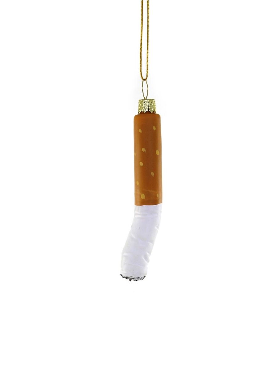 Used Cigarette Glass Ornament