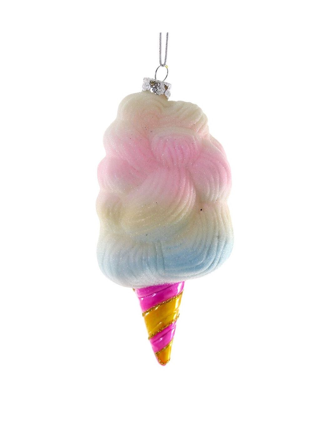 Cotton Candy Glass Ornament