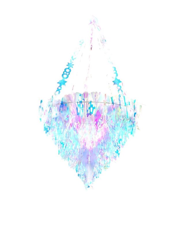 Iridescent Icicle Chandelier