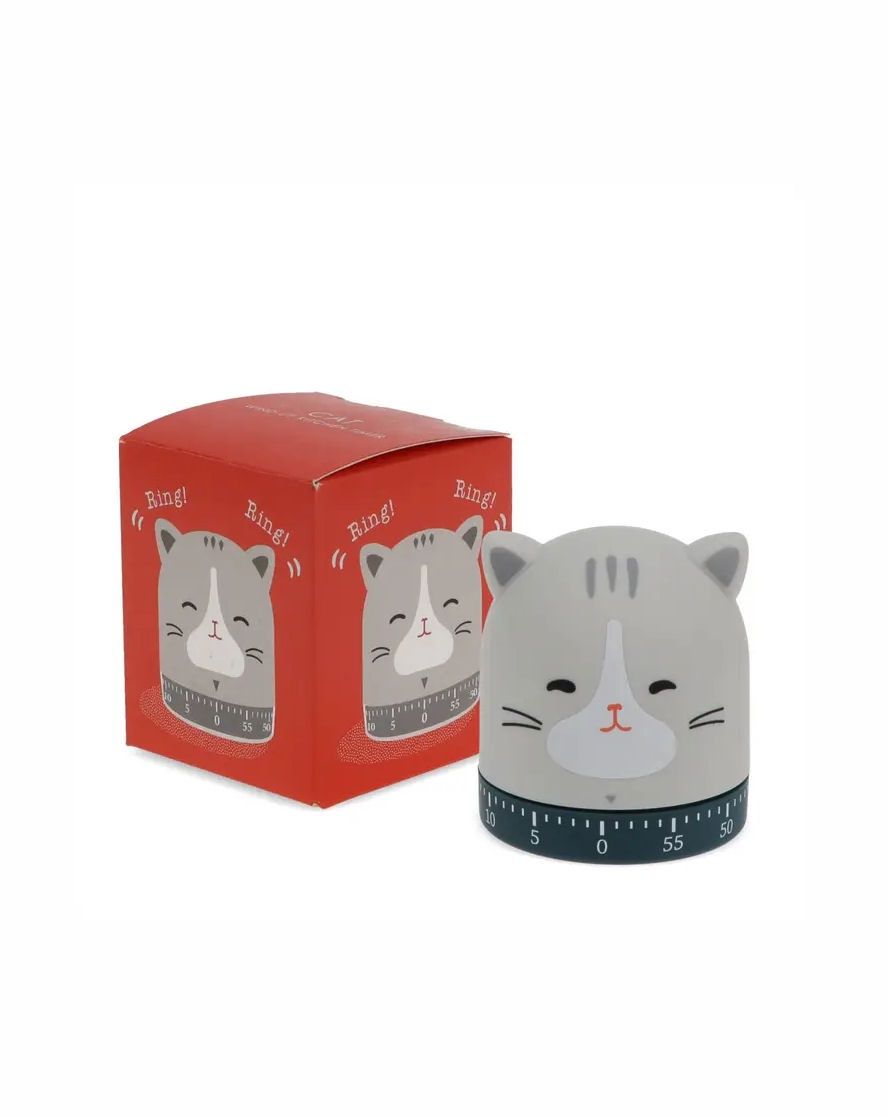 Cat Wind-Up Kitchen Timer