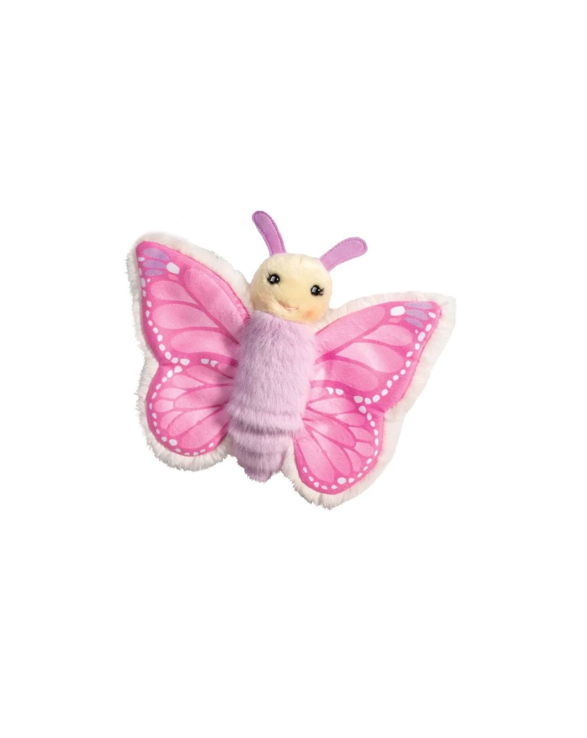Pink Butterfly Finger Puppet Stuffed Animal