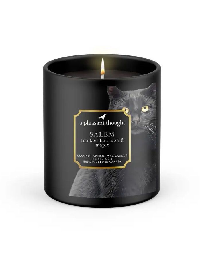 Salem Smoked Bourbon And Maple Raven Candle