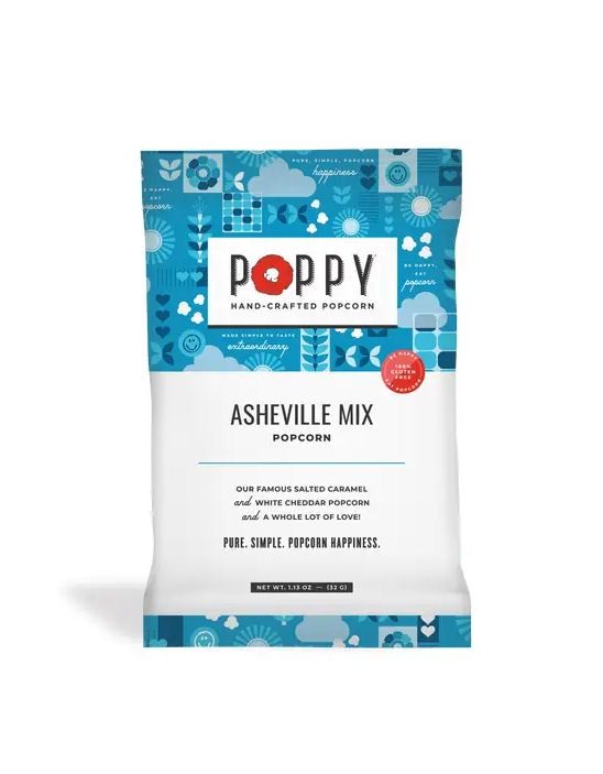 Asheville Mix Poppy Popcorn Snack Bag