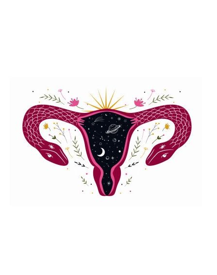 Feminist Uterus Sticker