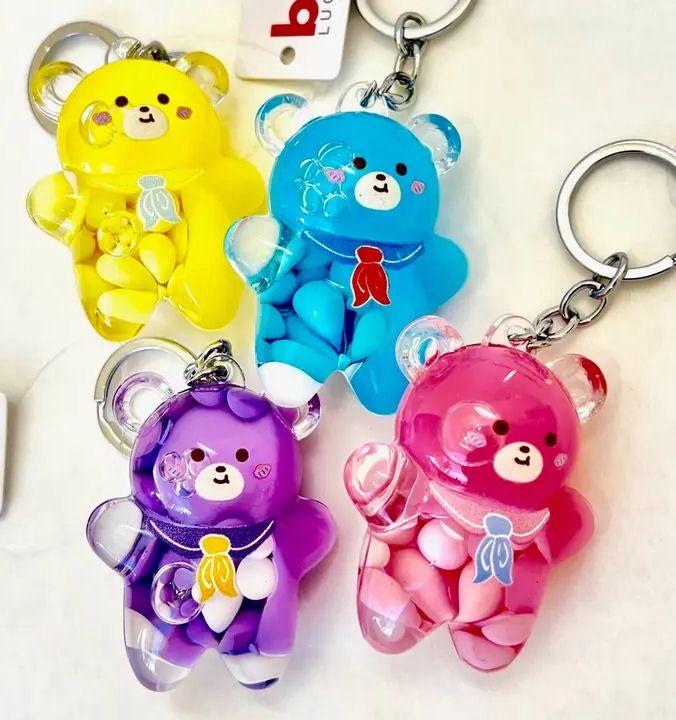 Teddy Bear Floaty Keychain
