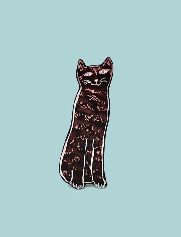 Black Cat Tails Bookmark