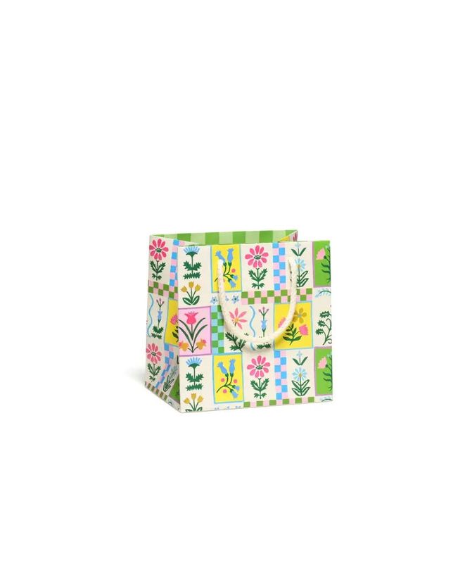 Retro Flower Small Gift Bag