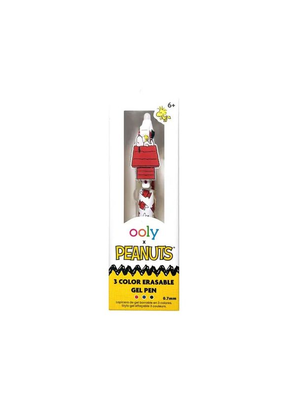 OOLY x Peanuts 3 Color Erasable Gel Pen