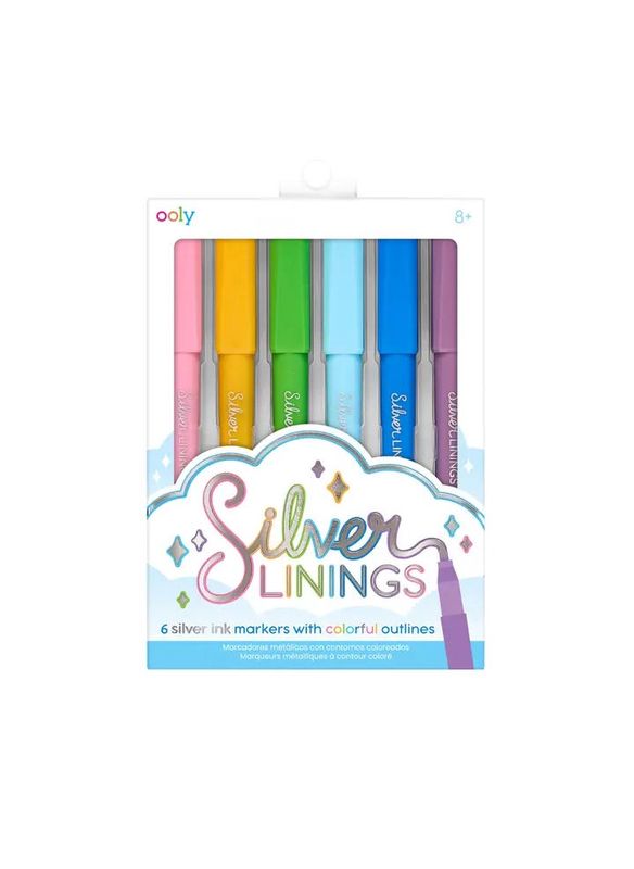Silver Linings Colorful Outline Markers