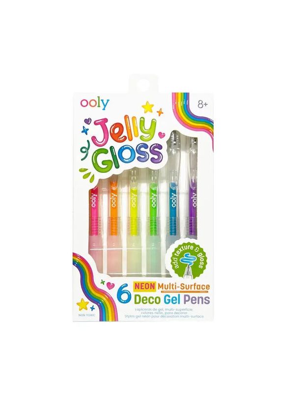 Jelly Gloss Neon Multi-Surface Deco Gel Pens