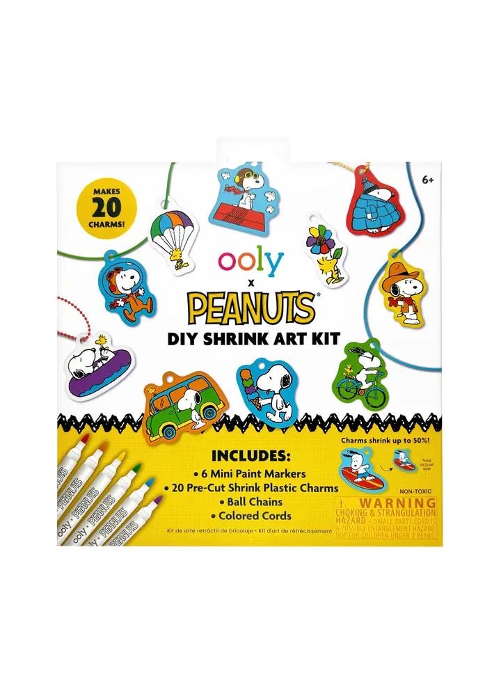 OOLY x Peanuts DIY Shrink Art Kit