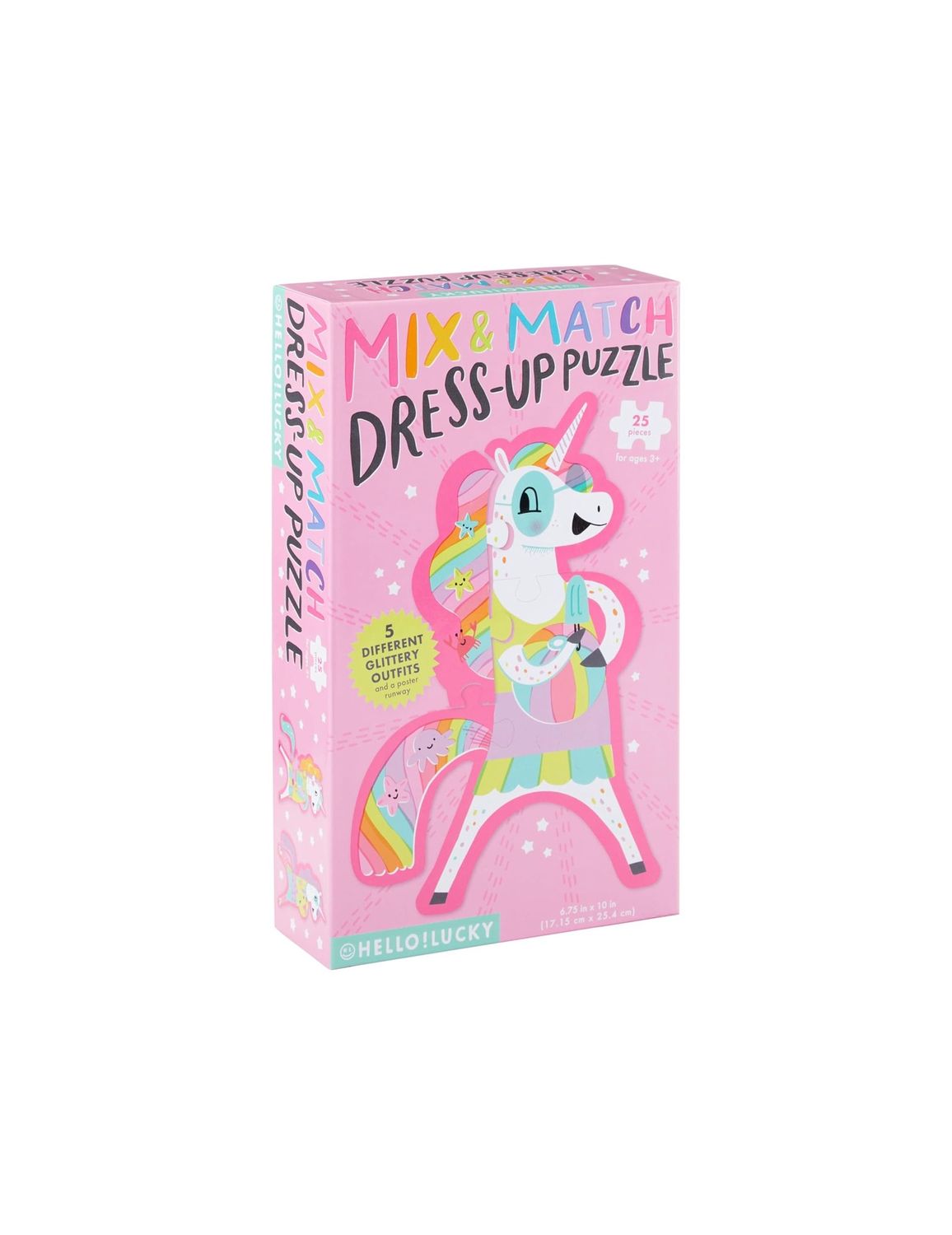 Mix And Match Dress-Up Unicorn 25 Piece Puzzle