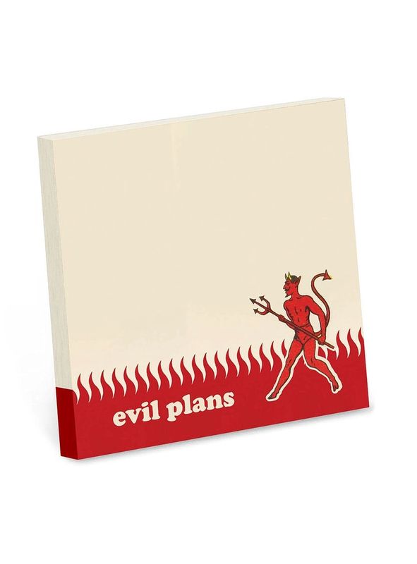 Evil Plans Sticky Notes