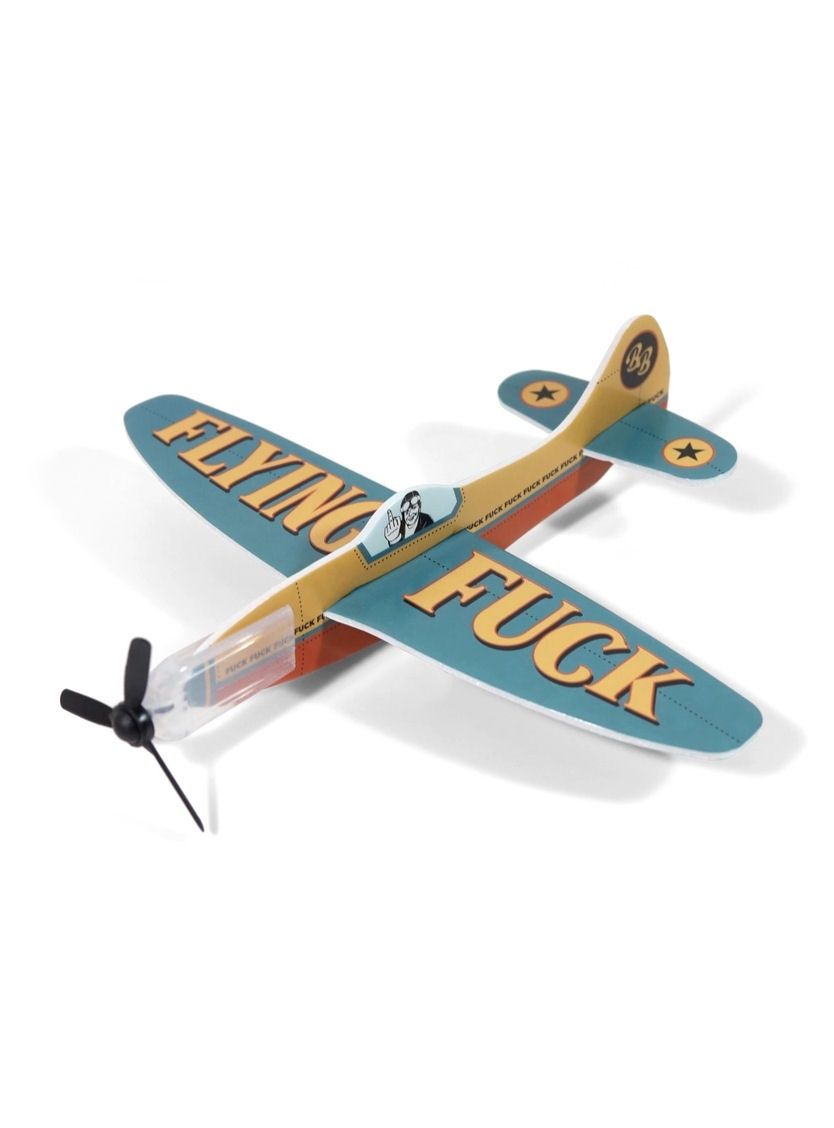 Flying Fuck Novelty Foam Mini Glider