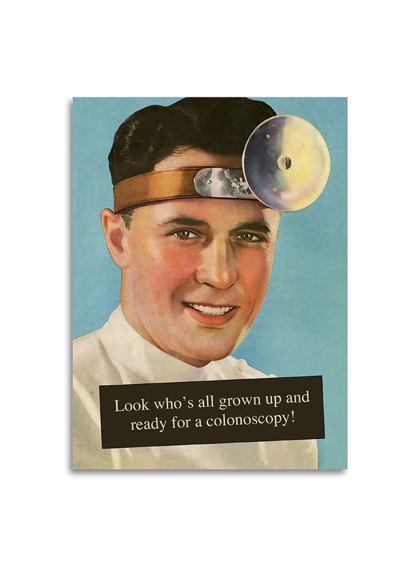 Look Who’s All Grown Up Colonoscopy Card