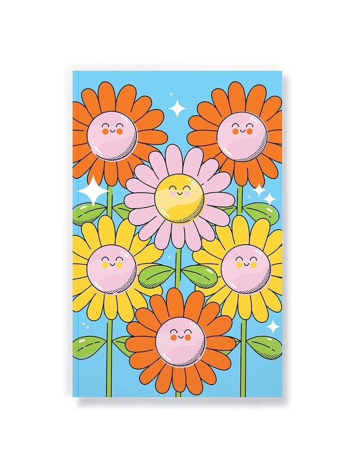 Charbonneau Floral Lined Notebook