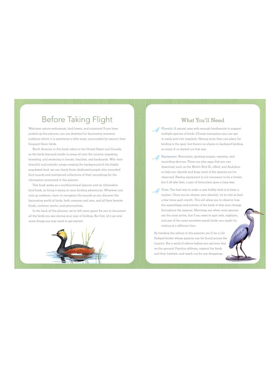 Birds Of North America Undated Weekly And Monthly Hardcover Planner