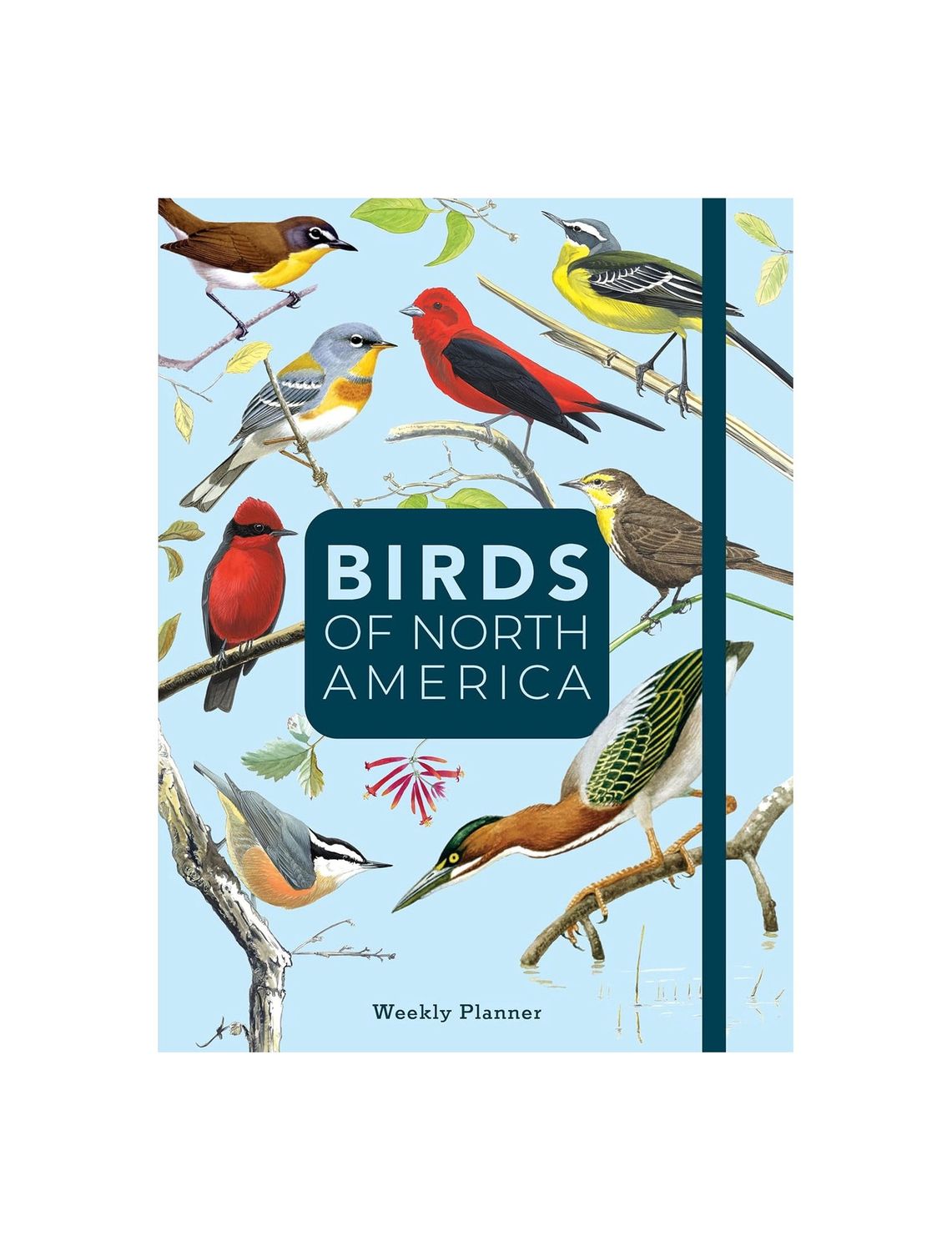 Birds Of North America Undated Weekly And Monthly Hardcover Planner