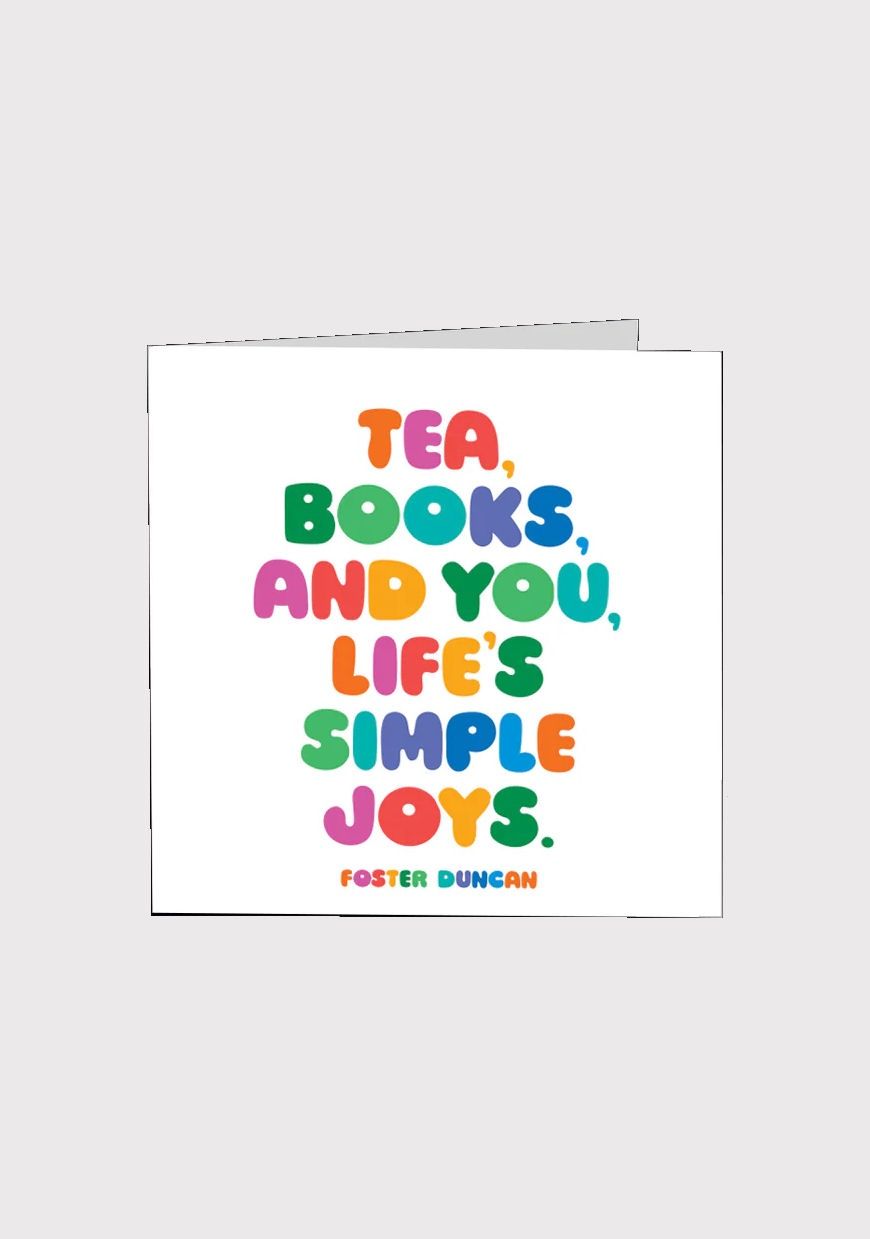 Tea, Books, And You Card