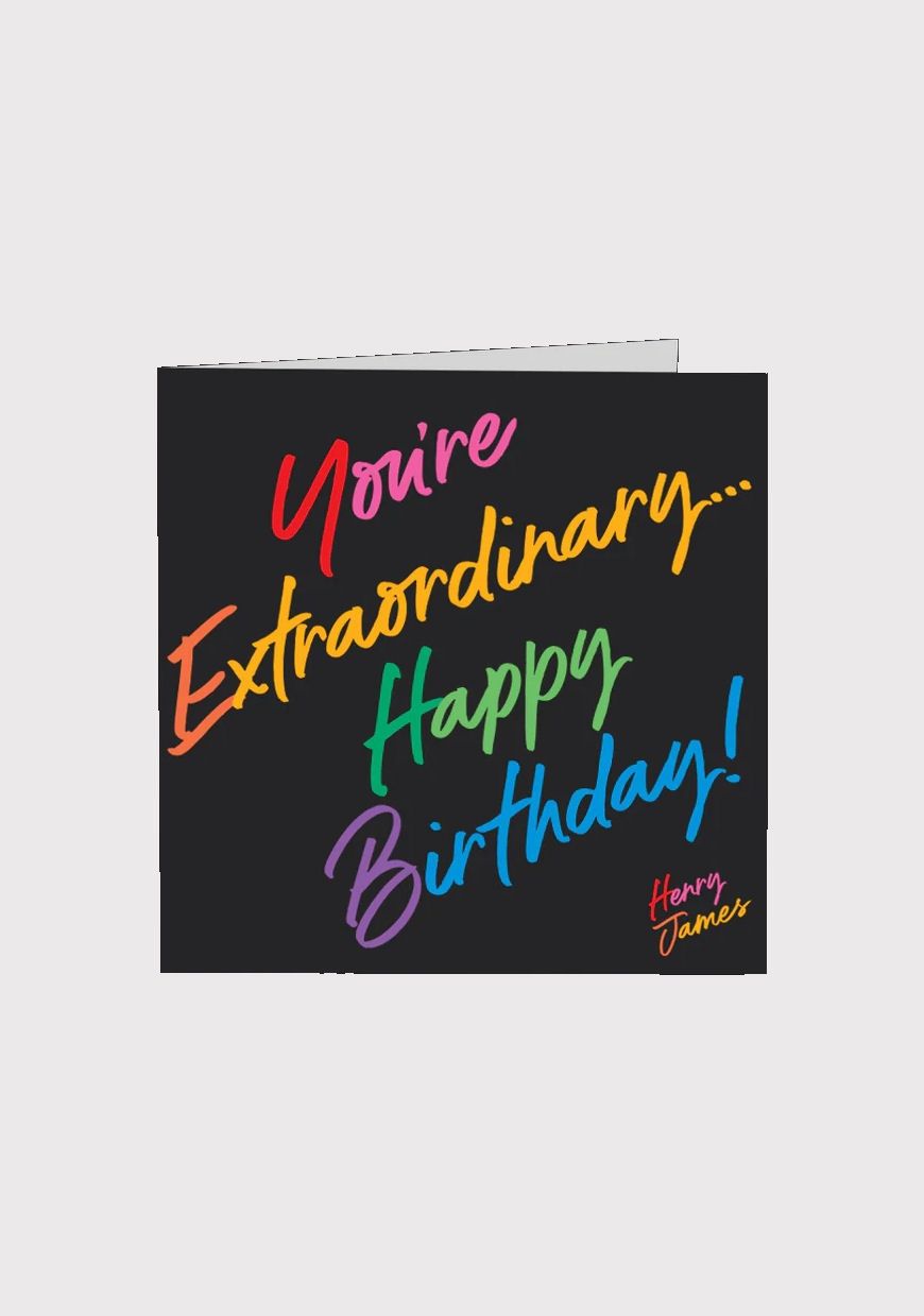 You&#39;re Extraordinary Happy Birthday Card