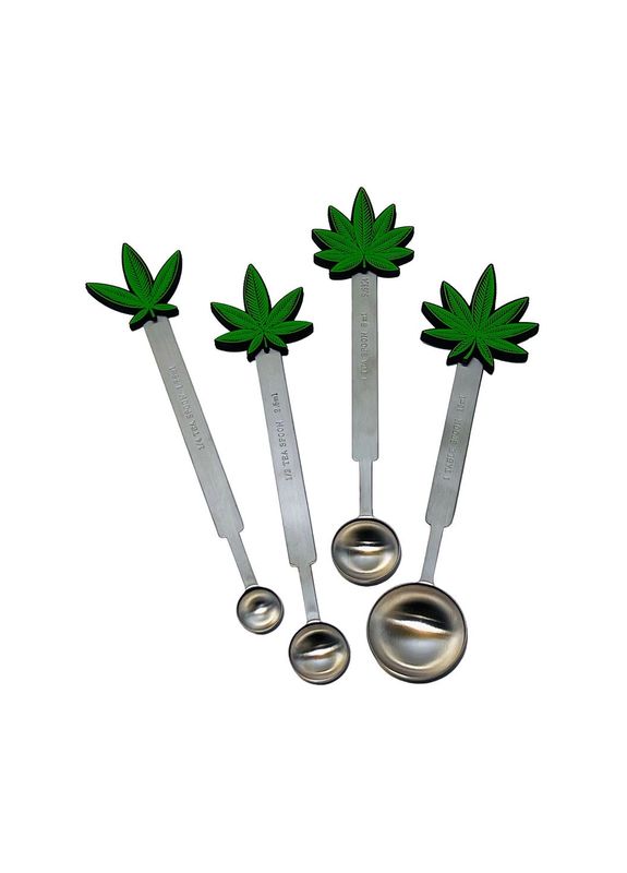 Groovy Leaf Measuring Spoon Set