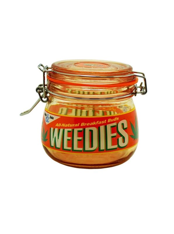 Weedies Glass Stash Jar