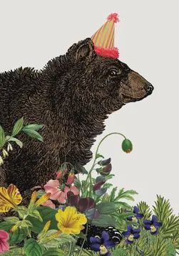 Birthday Bear Mini Enclosure Card