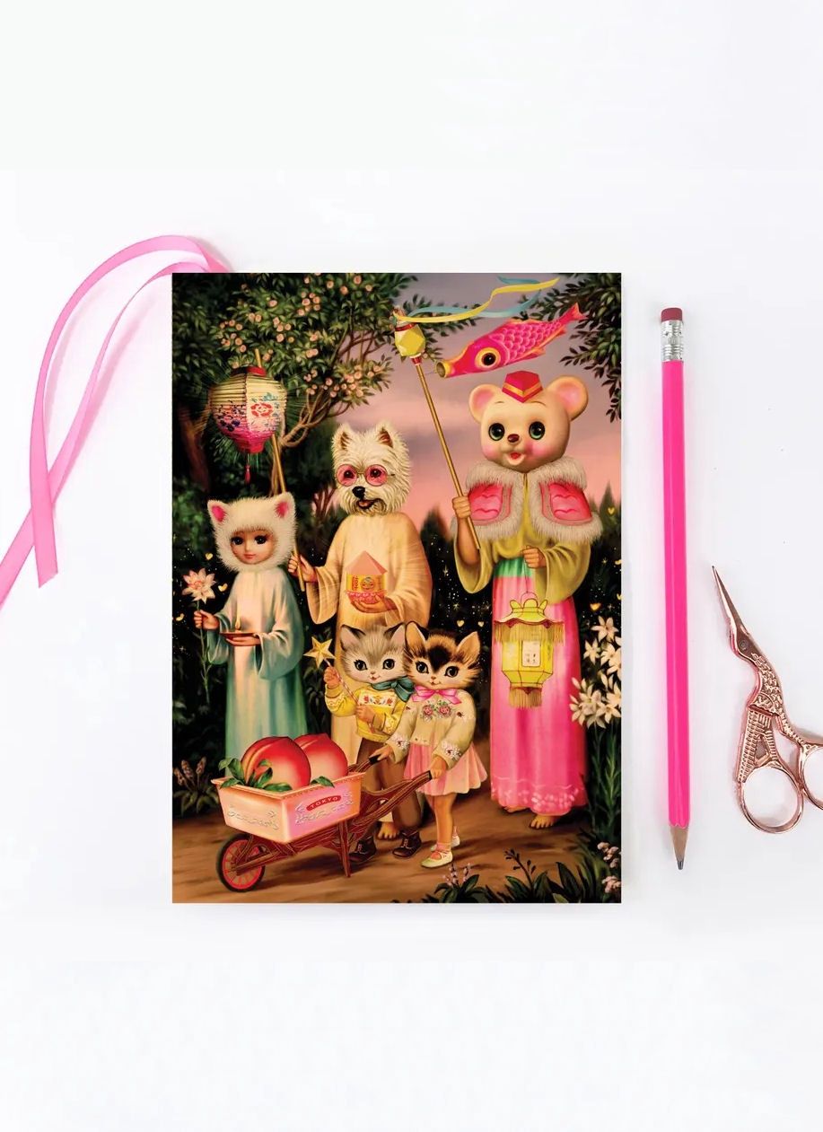 Fiona Hewitt Festival Of Peaches Notebook