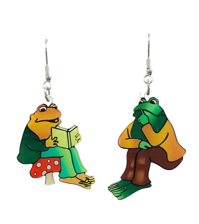 Frog And Toad Friends Earrings
