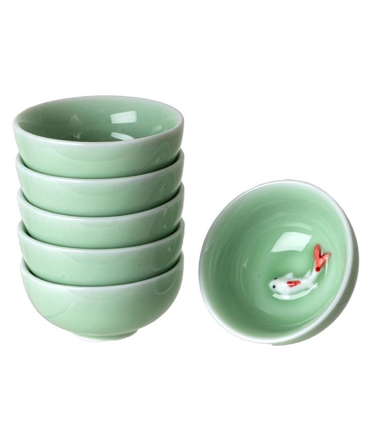 Koi Fish Mini Tea Cup Bowl