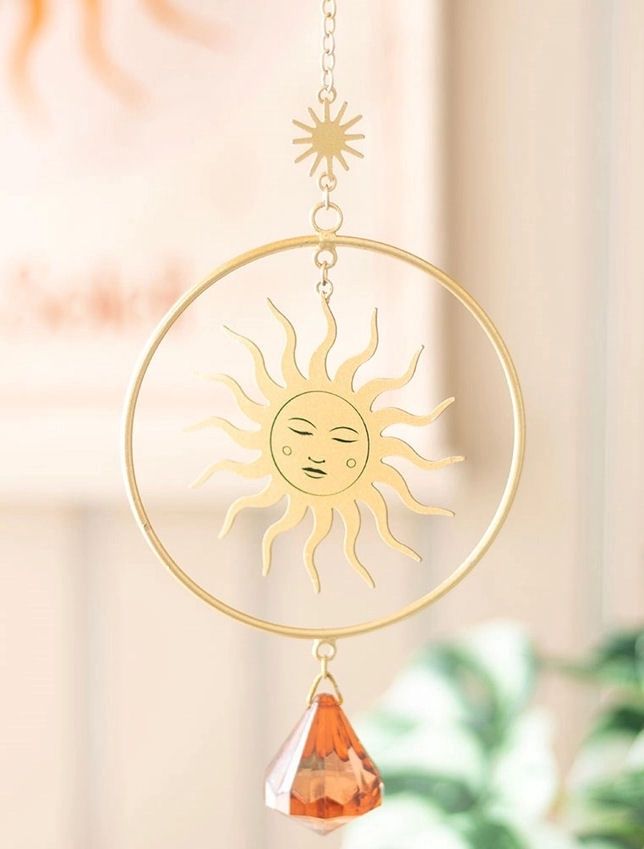 Golden Hour Crystal Sun Suncatcher