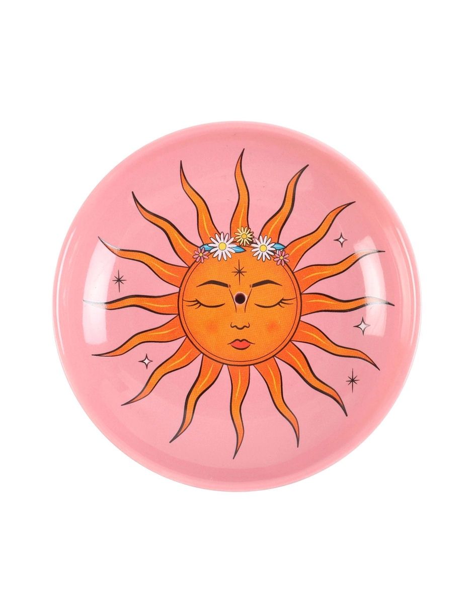 Sun Celestial Pink Incense Holder Dish