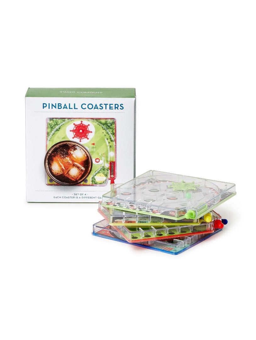 Pinball Set Of 4 Coasters