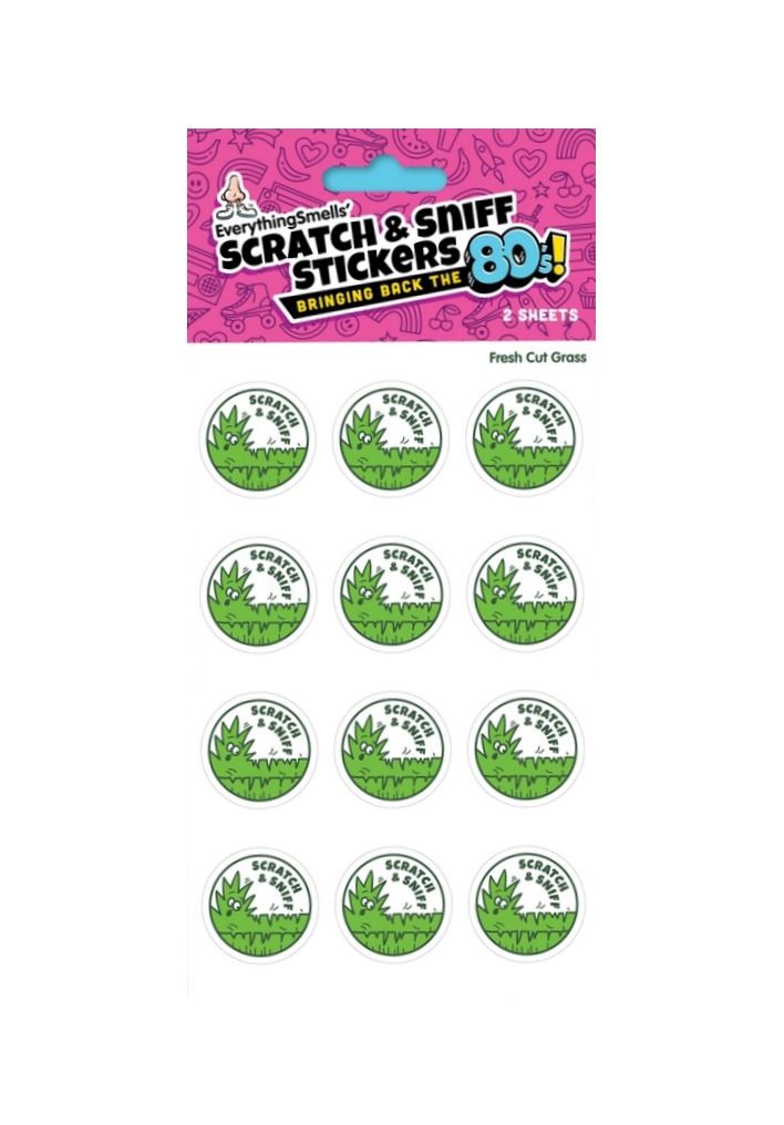 Fresh Cut Grass Scratch And Sniff Stickers