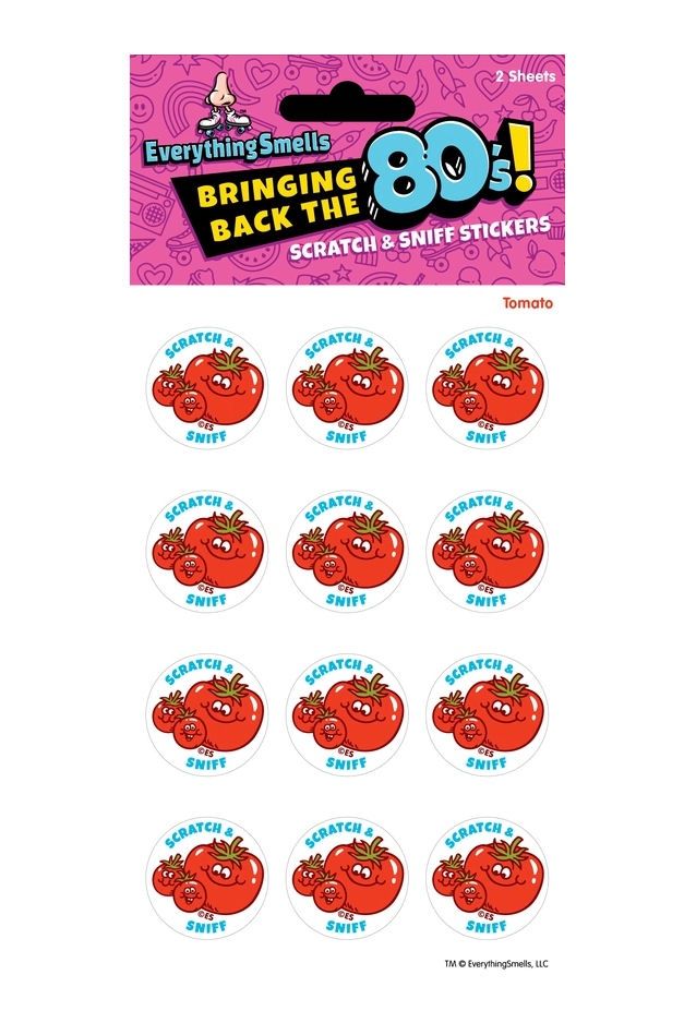 Tomato Scratch And Sniff Stickers