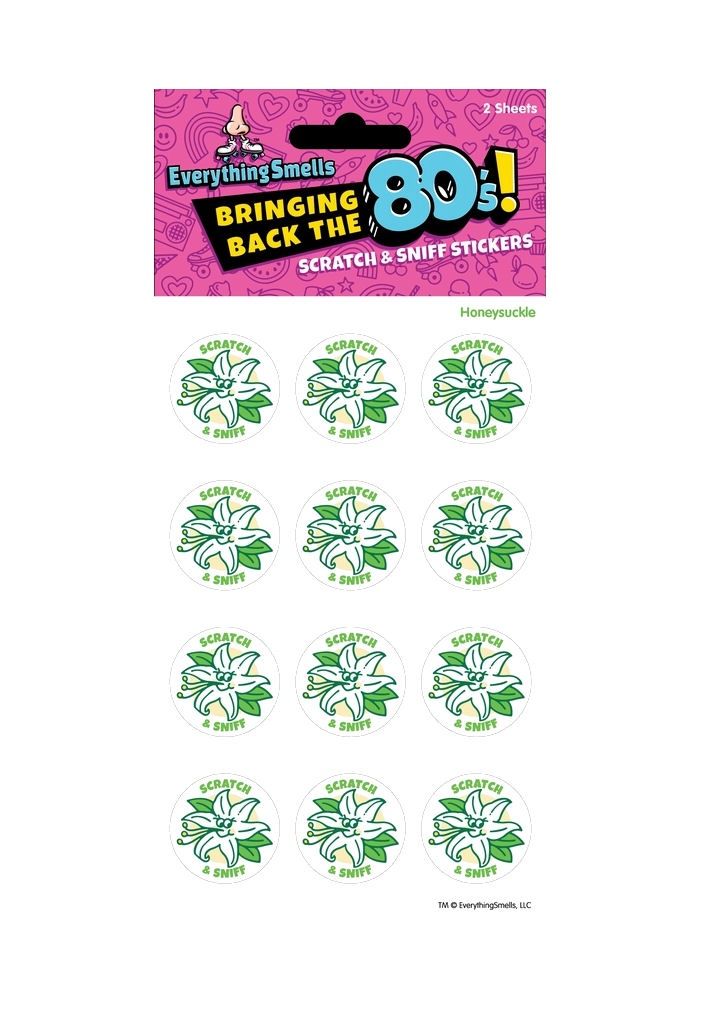 Honeysuckle Scratch And Sniff Stickers