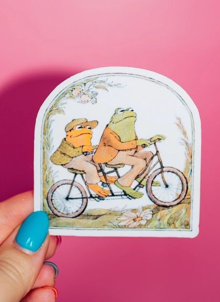 Frog And Toad Bike Sticker