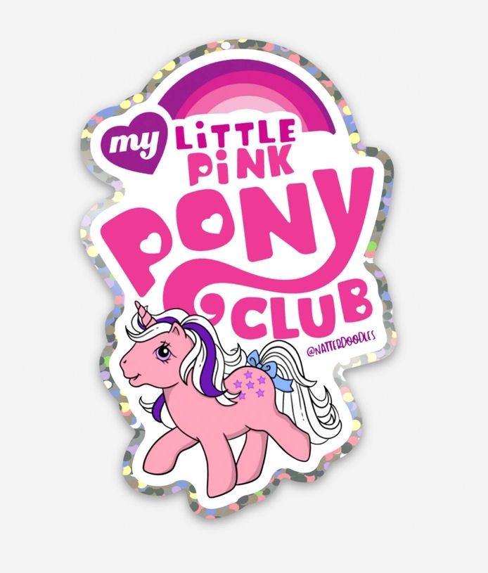 My Little Pink Pony Club Sticker