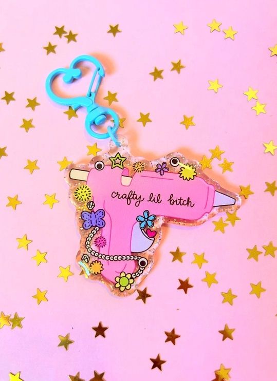 Crafty Lil Bitch Keychain