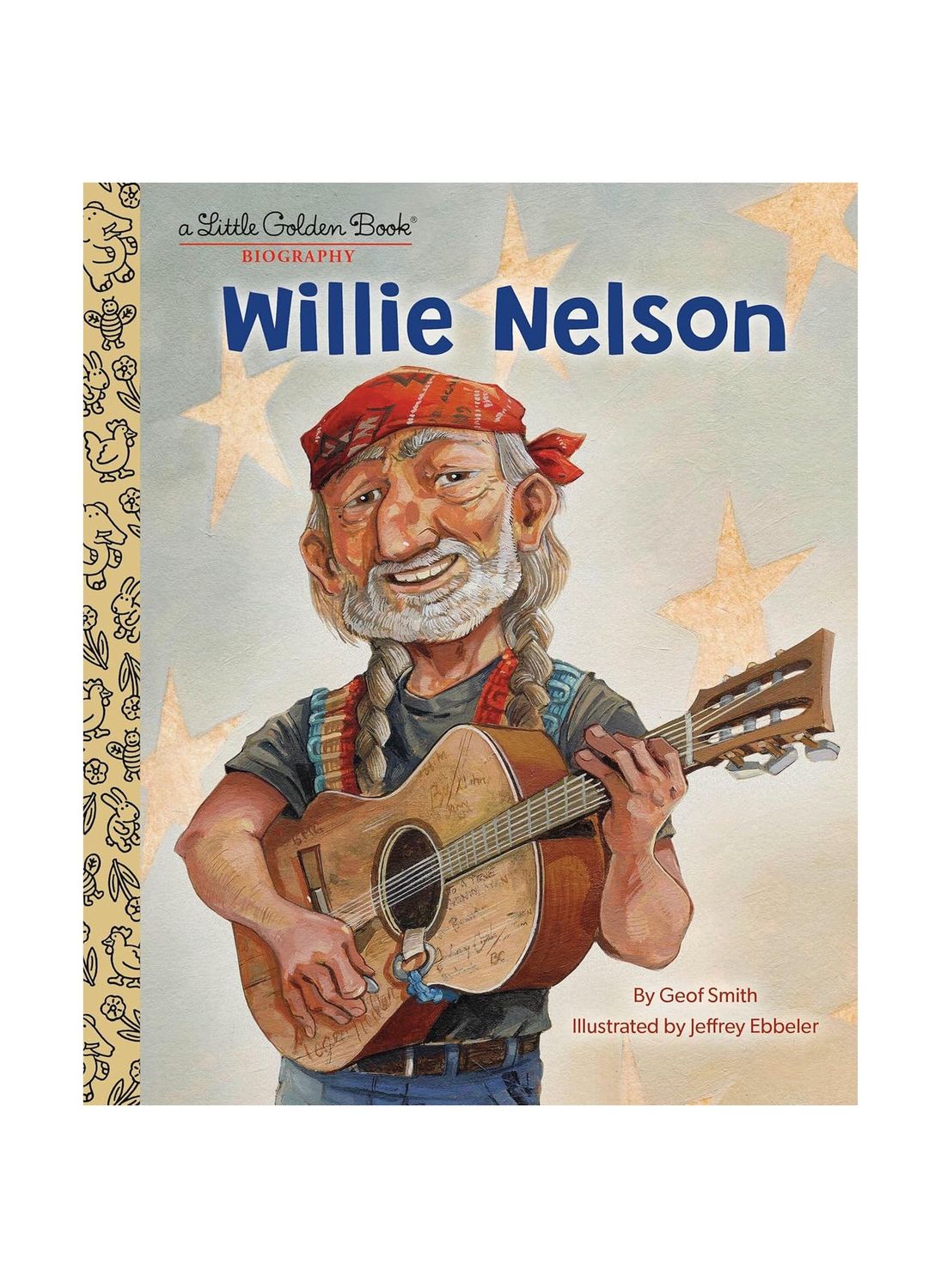 My Little Golden Book About Willie Nelson Hardcover Book LGB