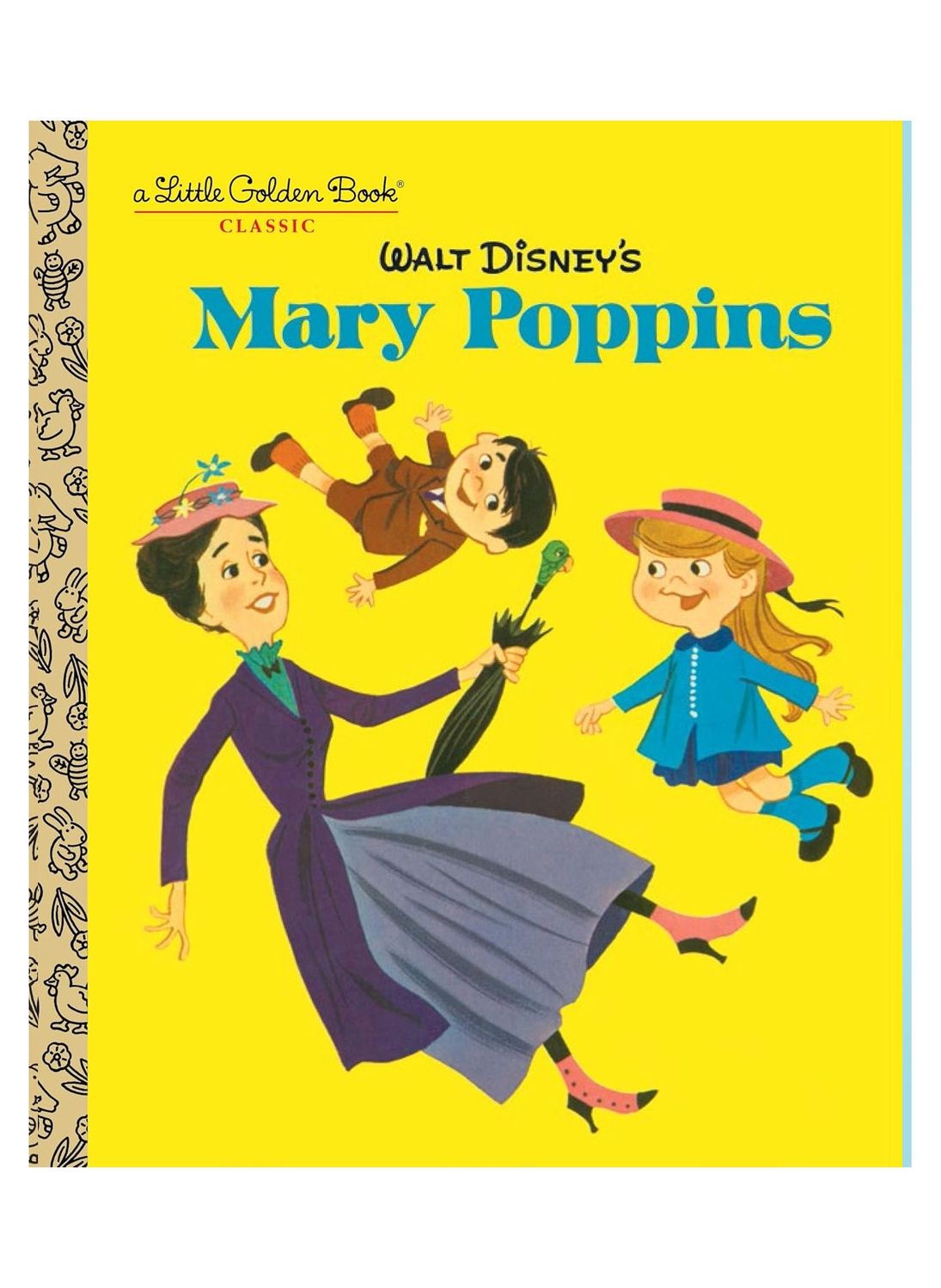 Mary Poppins Little Golden Hardcover Book LGB