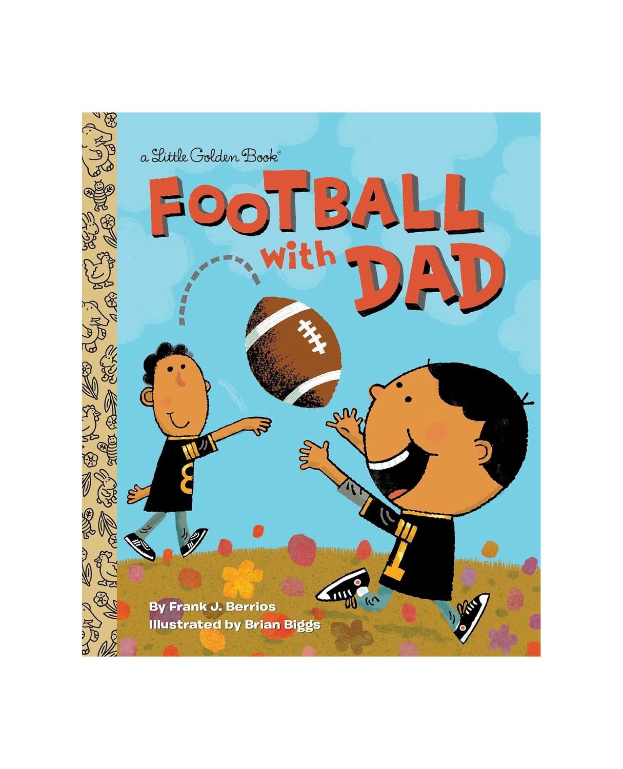 Football With Dad Little Golden Hardcover Book LGB