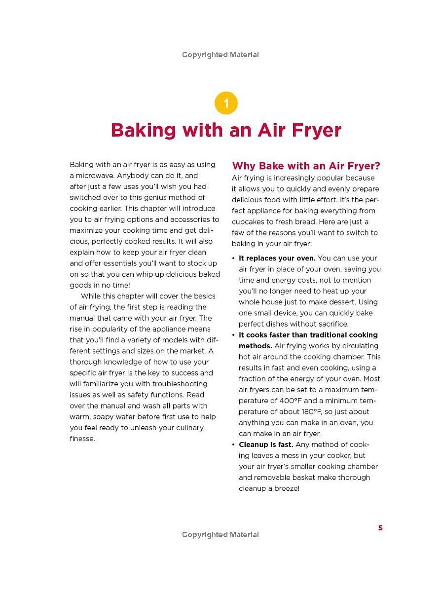 The I Love My Air Fryer Baking Paperback Cookbook