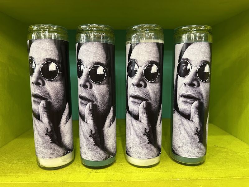 Ozzy Osbourne Round Sunglasses Saint Candle